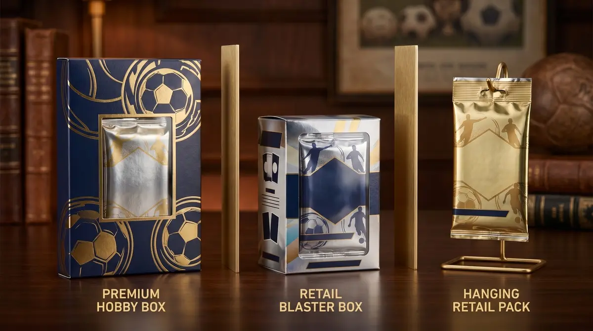 Diferencias entre hobby box, blaster box y hanger pack de trading cards