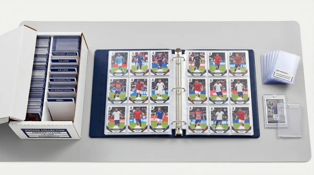 Cómo organizar una colección de cromos del sobre al expositor