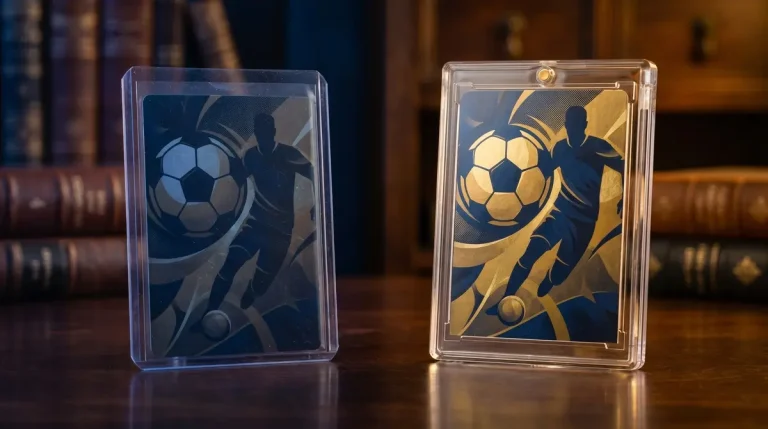 Comparativa entre toploader y magnetic holder para proteger cartas y cromos